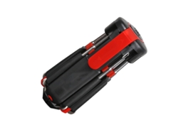 Laxiscreed Chave De Fendas 8-em-1 Com Lanterna Led E Ferramentas Multifuncionais