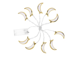 Lâmpada de Fio Led Lua 1.5m 10led Decoração Ramadã Eid Festa Casamento