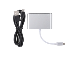 Conversor Hub Lightning Para Hdmi Vga Áudio Para Iphone 5/6/7 Ipad 4
