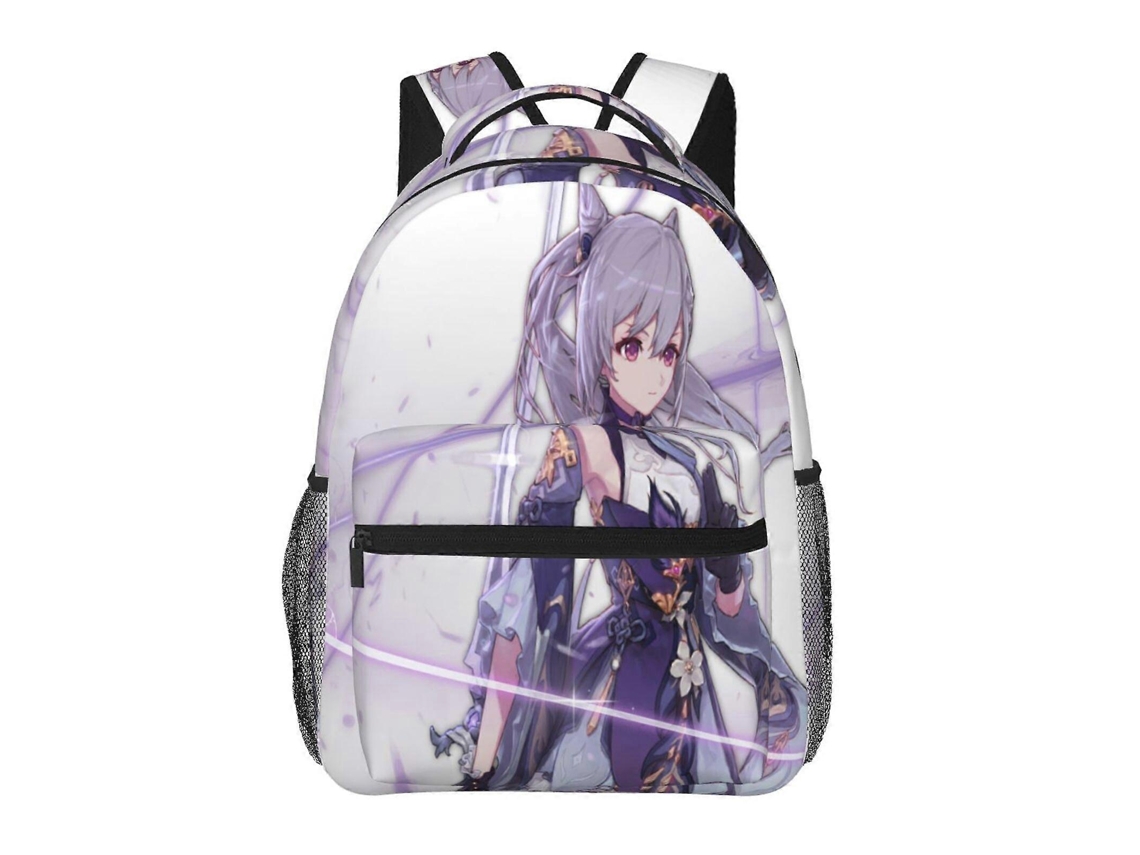 Mochila De Estudante Genshin Impact J56, Leve E Durável, À Prova Dágua E Com Alça De Ombro Ajustável. Olysi Shop