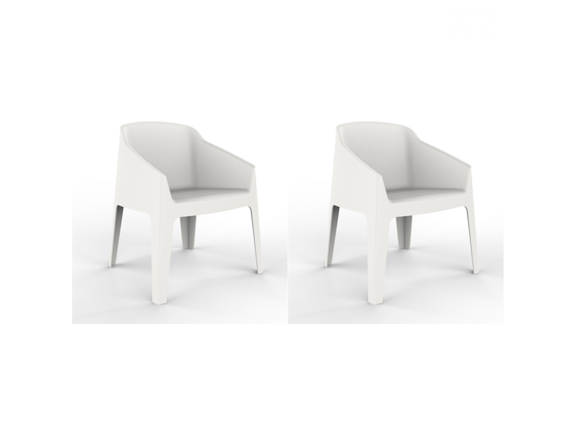 GARBAR Baku Poltrona Interior e Exterior Set 2 Branco