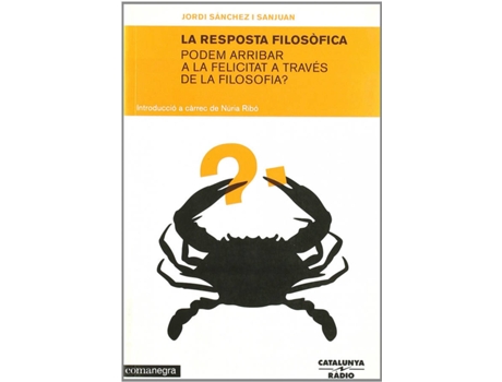 Livro La Resposta FilosFica de Jordi Sánchez I Sanjuan (Catalão)