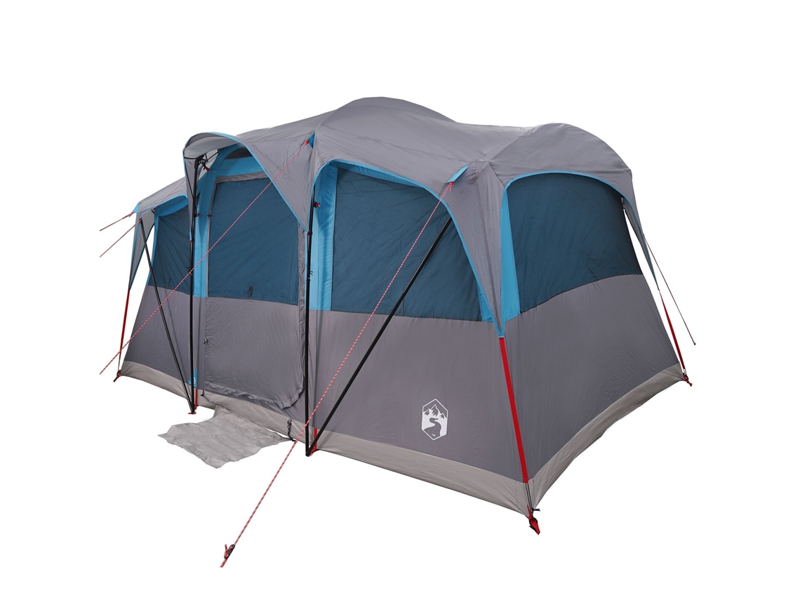 Conjunto 1 Abrigo De Camping Vidaxl Azul Poliéster (435 X 255 X 216 Cm)
