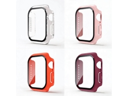 Capa Protetora para Apple Watch S10 com Marca CZHHMART (46 Mm) Pc e vidro temperado 4 unidades