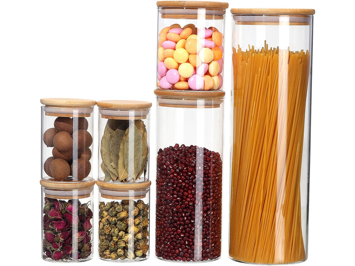 Conjunto 7 Marmitas SAWAKE S1 (Vidro - 3,8 L)