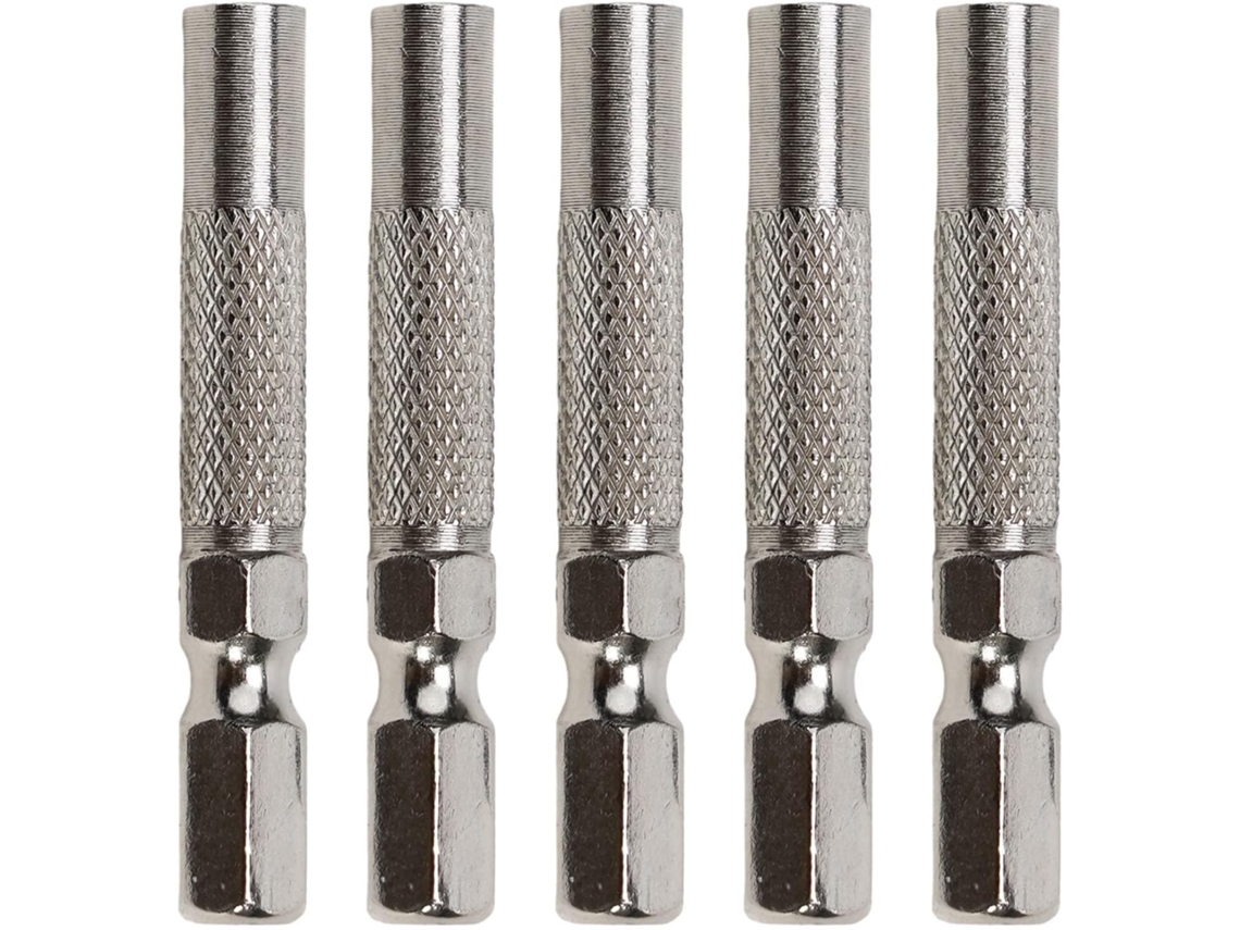 Adaptador De Encaixe Hexagonal 6, 35mm Para 4mm, Suporte Para Broca De 4 Polegadas Parafusadeira Elétrica, Conversor De