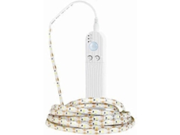 Fita Led Cob 2 M 5 V A Pilhas Com Comando Sensor De Movimento Autoadesiva Recortável Para Quarto E Cozinha - Lurelia