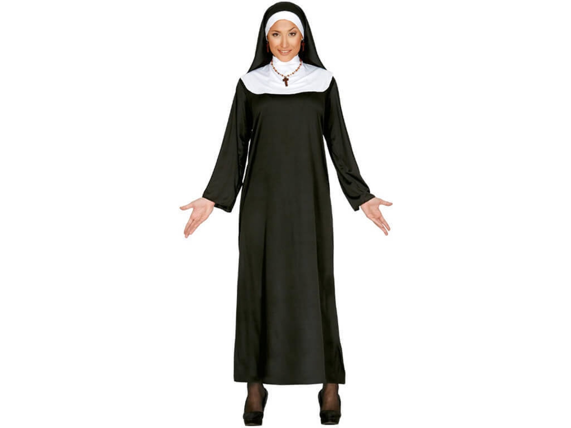 Fato de Mulher DISFRAZZES Freira (Tam: L)