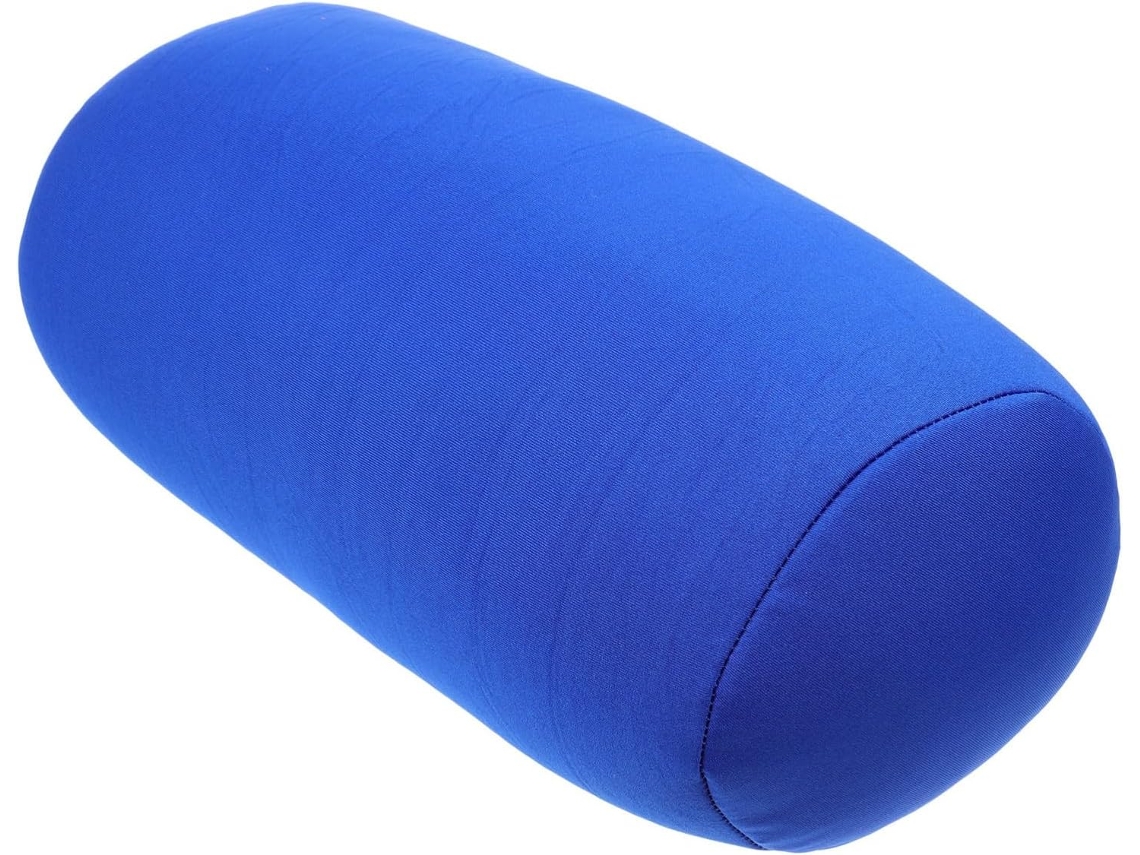Almofada Cervical com Microesferas, Enrolável, Cilíndrica, Versátil para Casa, Escritório e Viagens, CHABERLU