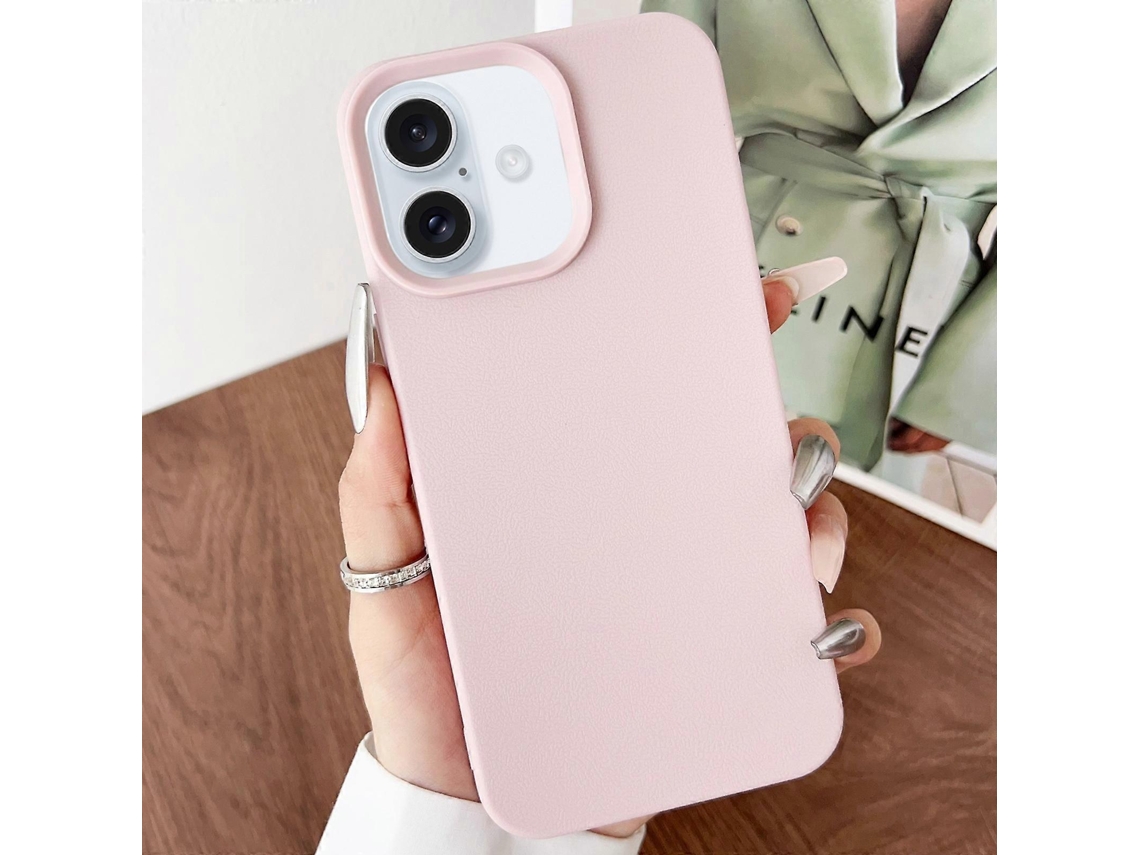 Capa De Celular Tpu Com Textura De Couro E Cobertura Total
