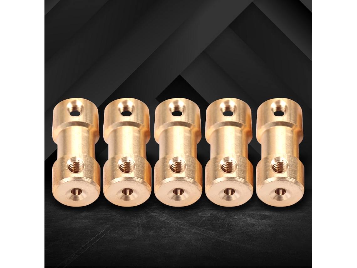 Conector De Eixo De Cobre Motor 3.175-4mm 5pcs