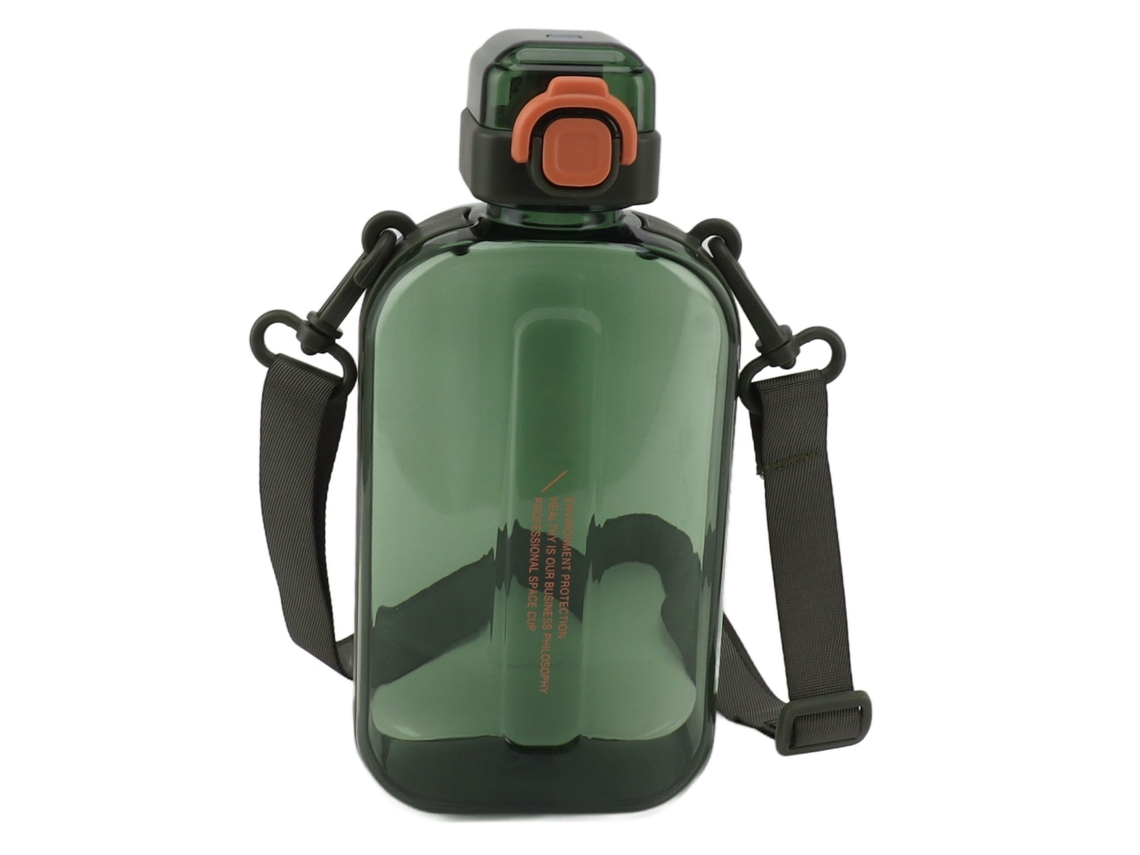 Garrafa Plana LAXISCREED 750ml Anti vazamento Verde