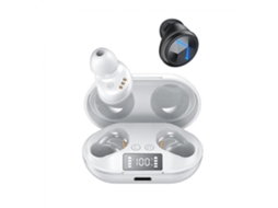 Fones De Ouvido Tws Bluetooth 5.0 Com Microfone E Tela Led, Sem Fio, Resistentes A Ruídos E À Prova Dágua. Ly Ebike