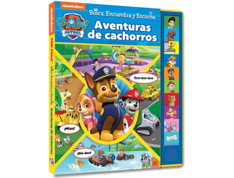 Livro Aventuras De Cachorros. Busca, Encuentra Y Escucha Patrulla Canina de Patrulla Canina (Espanhol)