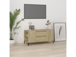 Vidaxl Móvel P/ Tv 102x44,5x50 Cm Derivados de Madeira Carvalho Sonoma
