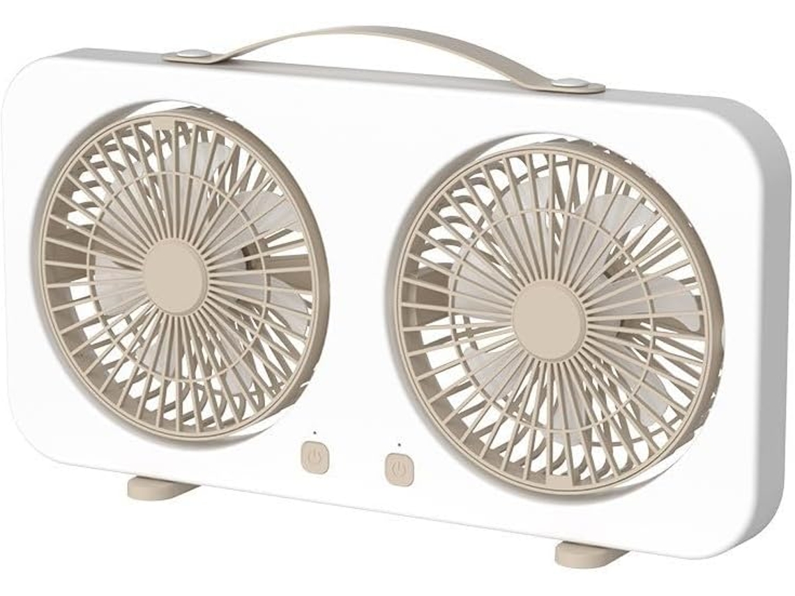 Ventilador De Mesa Retrô Com 100 Velocidades, Visor Digital,