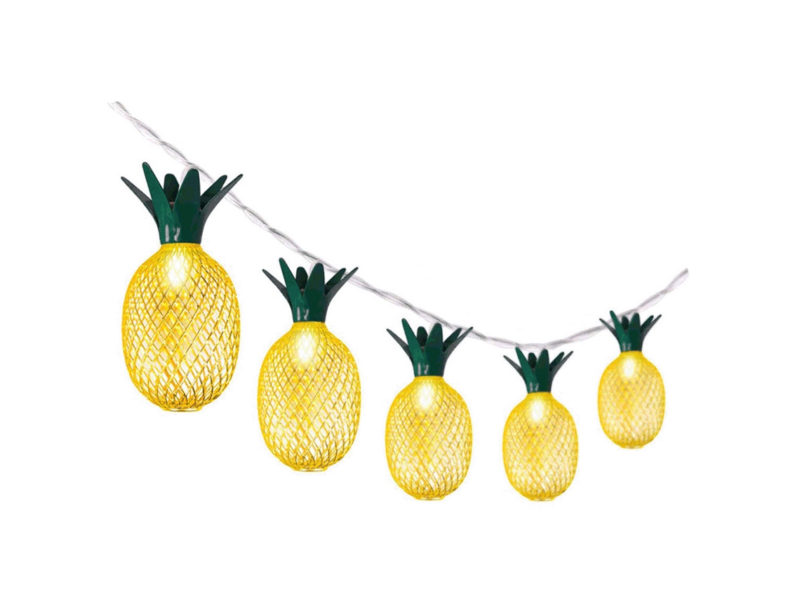 Luzes de Corda de Abacaxi para Terraço Festa de Casamento Quarto Aniversário Havaí Decoração Tropical
