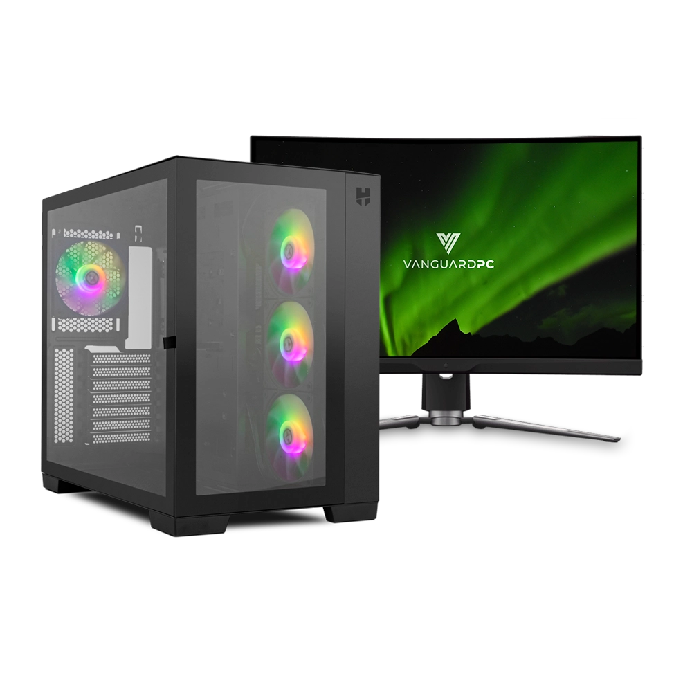Desktop Gaming Vanguard Pc R90059 Amd Am5 Ryzen 9 9950x 128gb Ram Ddr5 2tb Ssd 3tb Hdd Nvidia Geforce Rtx 5090