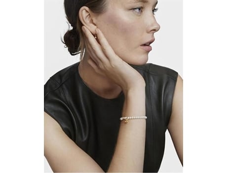 Bracelete De Pérolas Verdadeiras Com Ursinho De Peluche Banhado A Ouro 1004025000 Tous