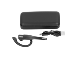 Aetheria fone de Ouvido Bluetooth Mono com Cancelamento de Ruído e Estojo de Carregamento Led