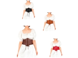 Cinto espartilho elegante em várias cores para mulheres