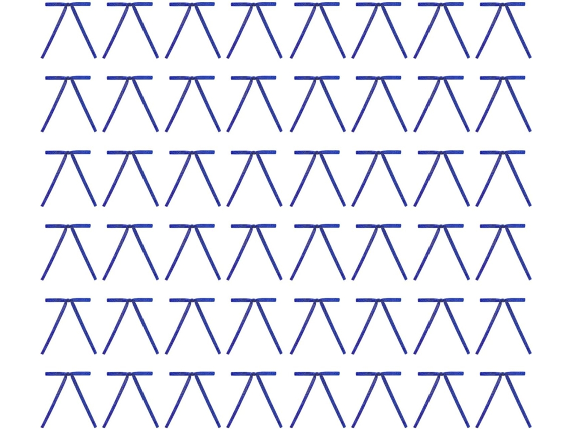 Conjunto de 48 Laços de Veludo Brilhantes para Árvores de Natal, para Pendurar em Portas, Paredes, Escadas e Outros Objetos. SFUSHOS