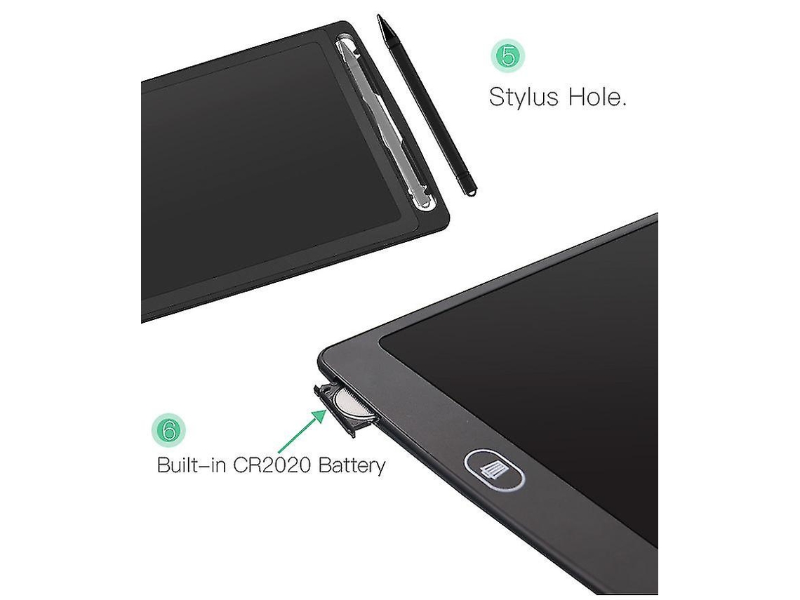 Tablet De Desenho Lcd De 8,5 Polegadas, Tablet Para Rabiscos, Bloco De Notas Educacional Para Aprendizado E Caligrafia Aquaforge (azul)