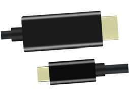 Cabo Adaptador 4k Tipo C, 1,8 Metros, Sinal De Áudio E Vídeo,