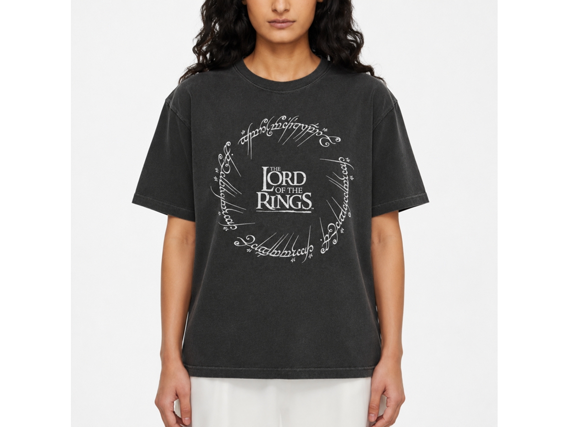 Rockinstone Lord Of The Rings Lotr Black T-shirt Size:xxxl