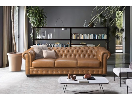 Sofás LINEA SOFA (Pele - Multicor - 73 x 240 x 99 cm)