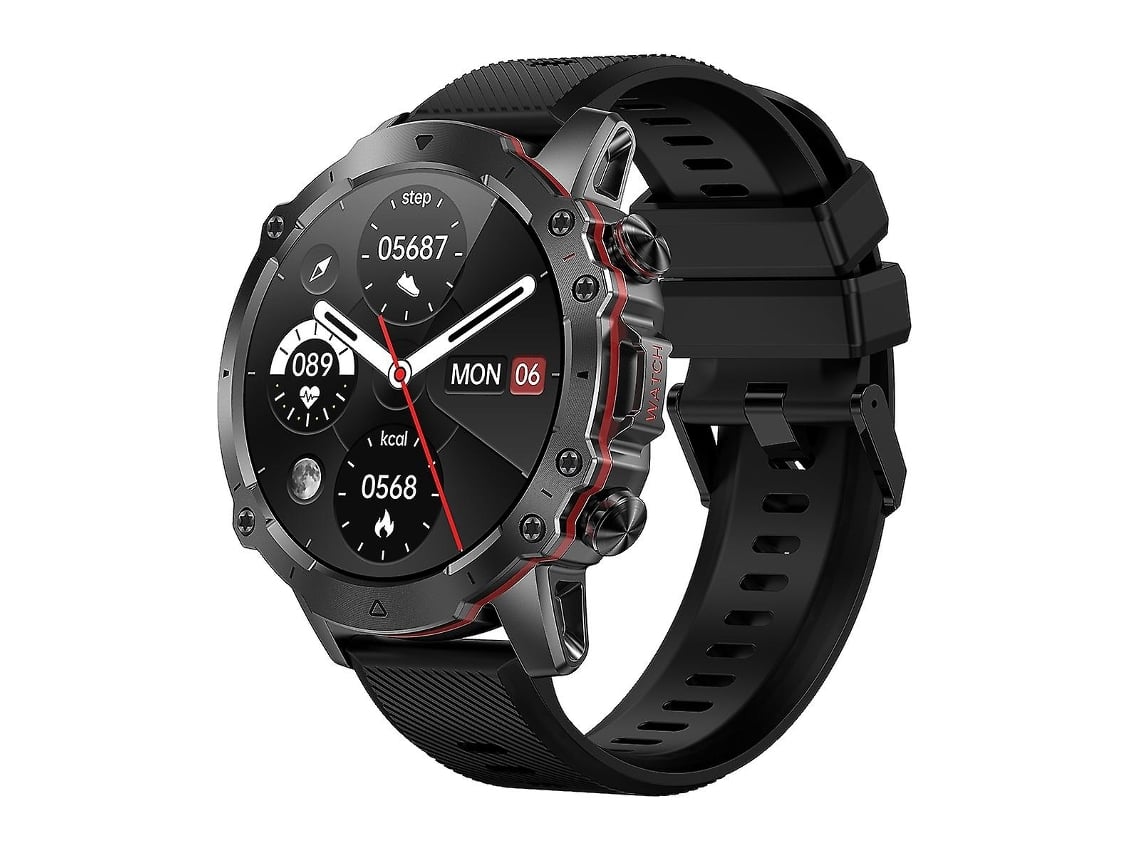 Pulseira de silicone Ak56 IP67 para relógio inteligente VONKELIOS de 1,43 polegadas