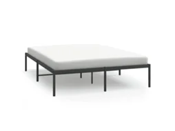 Bed Frame, Bed Frames Vidaxl Preto Aço (160 X 200 Cm)