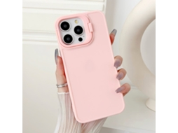 Suporte Casa Quedas Para Iphone 14 Pro Pele Sintética Rosa