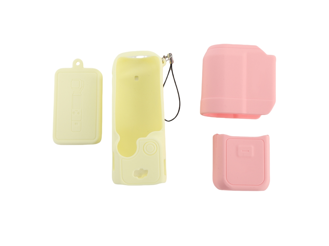Capa protetora de silicone macio Raum para Pocket 3, protetor de lente de câmera