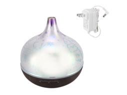 Difusor ultrassônico de aromaterapia de 400 ml com LED e umidificador (plugue americano)