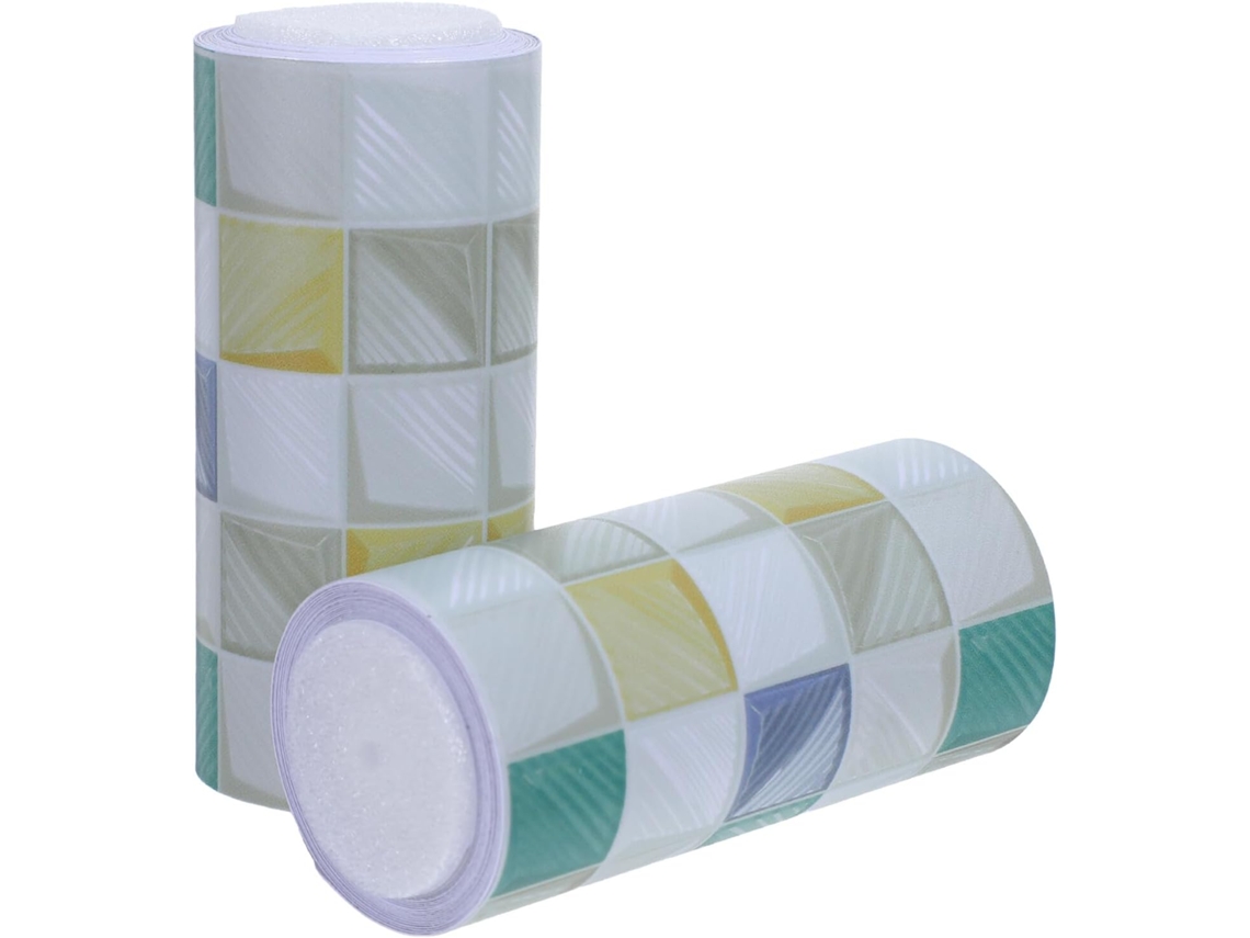 2 Rolos De Borda Autoadesiva Para Murais Escolares, Decoração De Parede Em Pvc Resistente, Fácil De Aplicar