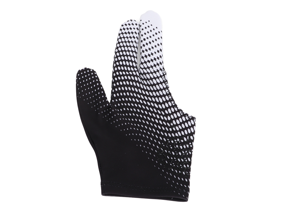 Luvas De Bilhar 3 Dedos Universal Elástica Anti Derrapante Controle Sensível Para Taco De Sinuca