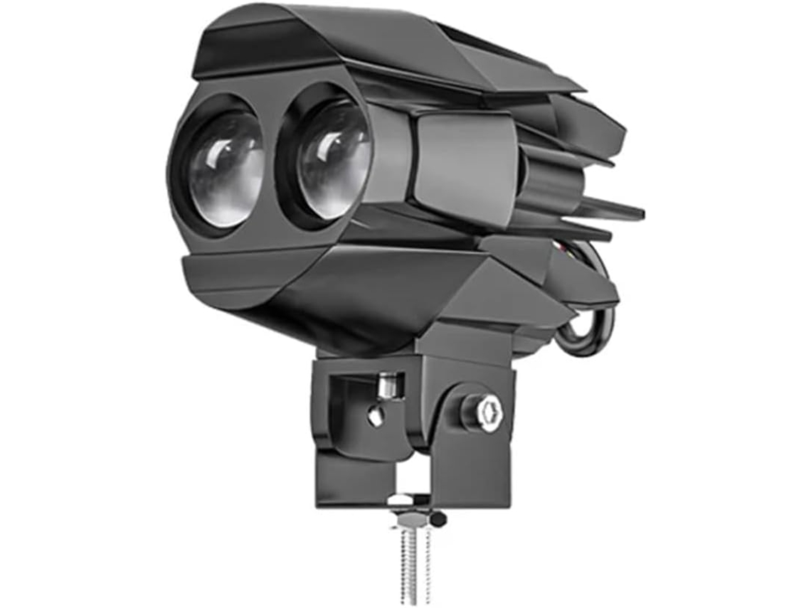 Faróis Auxiliares de Led para Motocicletas Projetores Amarelos e Brancos Luzes Foco Amarelas Brancas Ideais