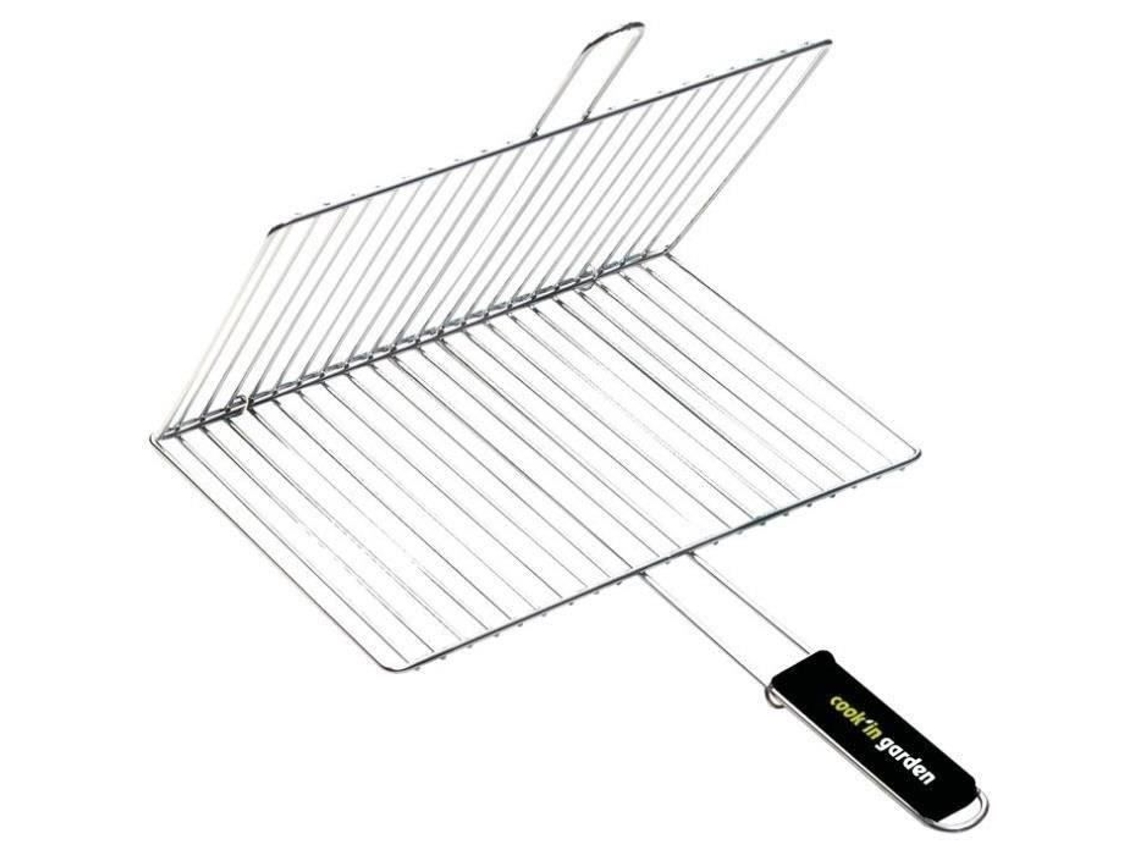 Cook Grelha Dupla Retangular 40 X 30 Cm Cookin Garden