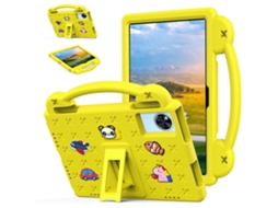Capa infantil de EVA à prova de choque com suporte e alça para tablet da Webake
