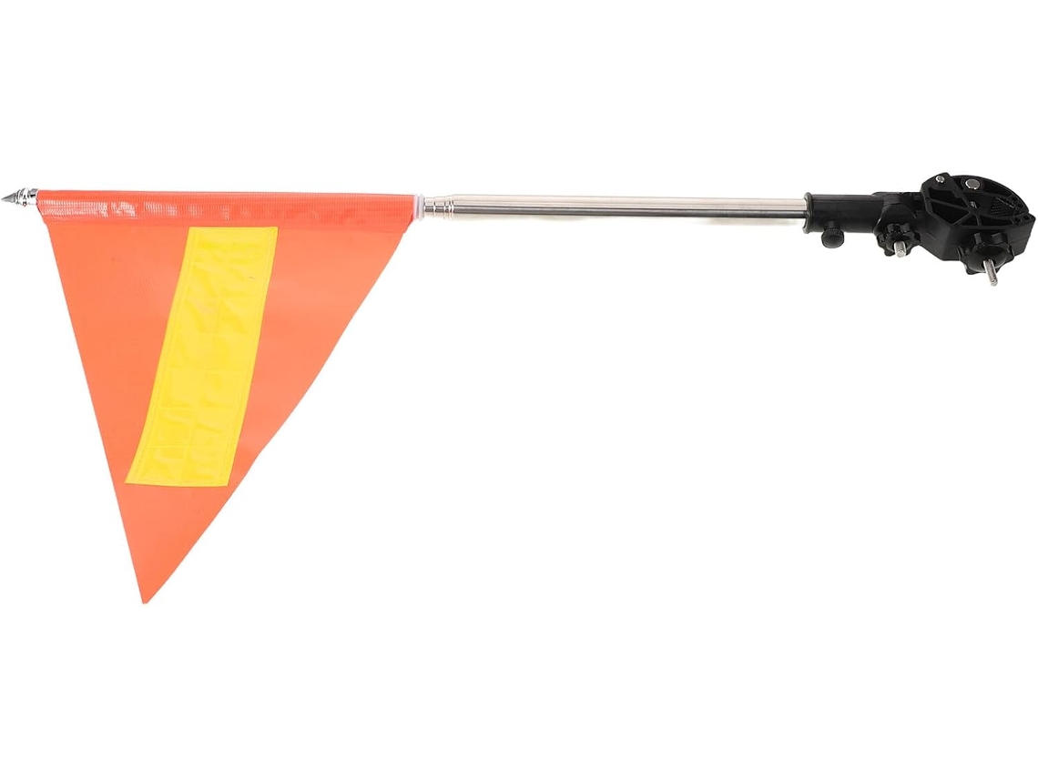 Bandeira de Segurança Refletora para Reboque de Bicicleta Infantil, Patinete Ou Carrinho de Golfe. SFUSHOS