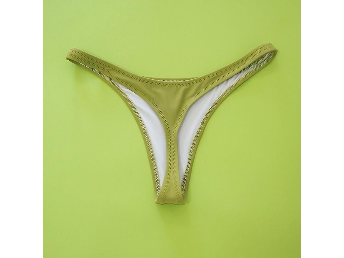 Biquíni Tanga Fasst, cor sólida, poliéster, spandex, nylon (S)