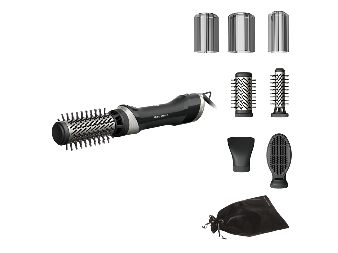 Modelador de Cabelo ROWENTA Brush Activ UB9540F0 (1000 W - 3 Níveis de Temperatura)