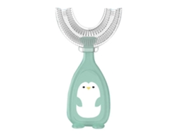 Escova de Dentes Infantil em Formato U, Feita Silicone, para Treinamento Crianças. GOKOCO