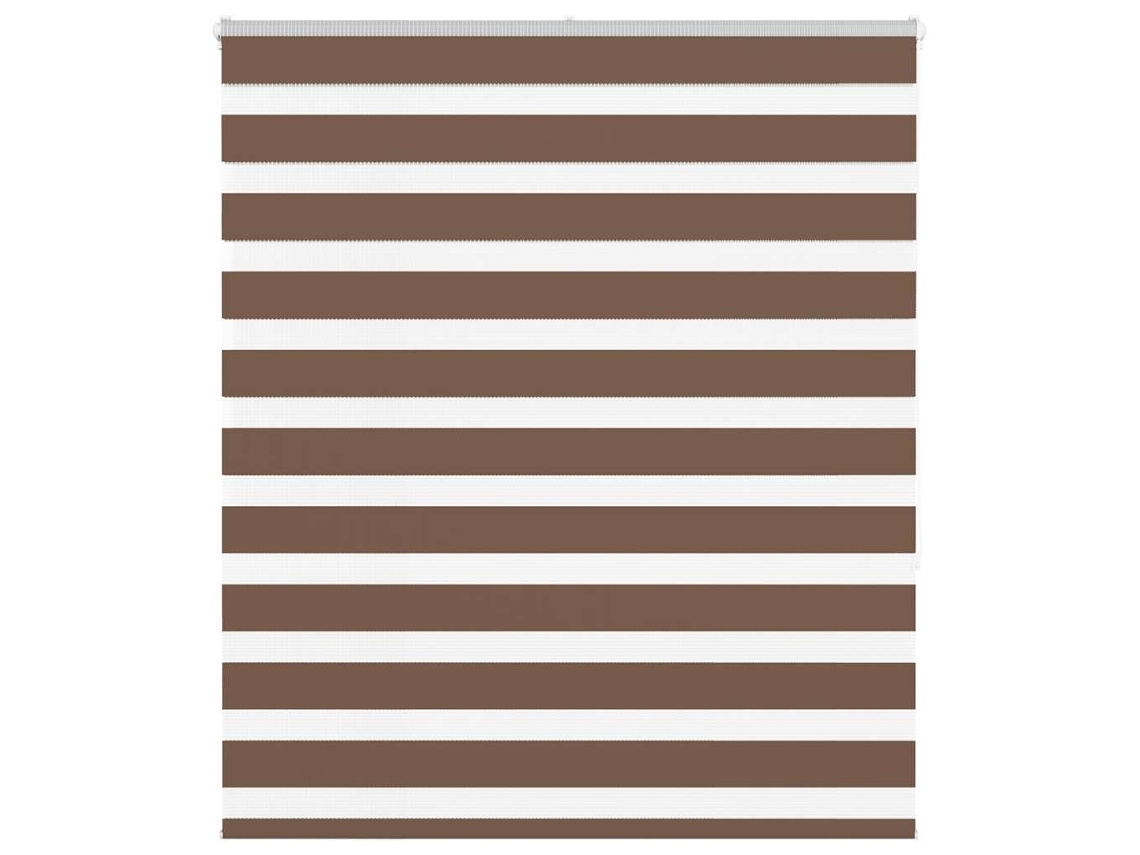 Vidaxl Cortina De Zebra 135x150 Cm Largura Do Tecido 130,9cm Poliéster