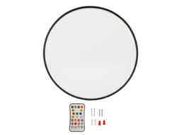 Lâmpada de Teto redonda Led inteligente rgb controle remoto rf dimmer sala quarto 24w | S/MARCA