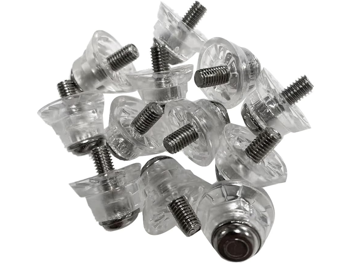 Pacote SFUSHOS com 12 travas para chuteiras de futebol, 13-16mm