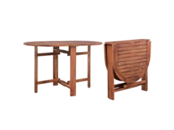 Vidaxl Mesa De Jardim 120x70x74 Cm Madeira De Acácia Maciça