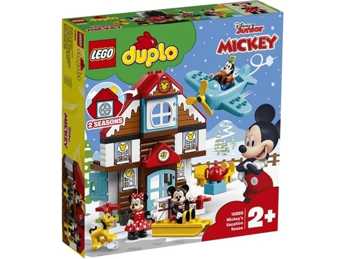 LEGO Duplo:  A Casa de Férias do Mickey  - 10889 (Idade mínima: 2 - 57 Peças)