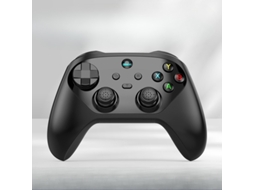 Controle de jogos Bluetooth com vibração dupla Hall, compatível com Switch, PC, Android e iOS, preto HEXINYIGJLY